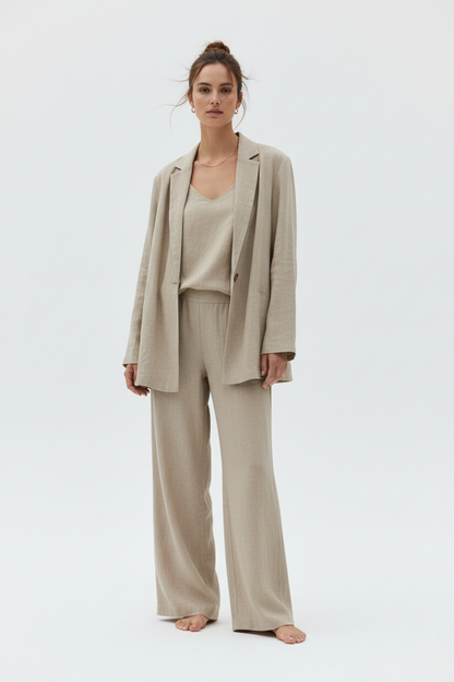 Linen Co-ord Set - Front view