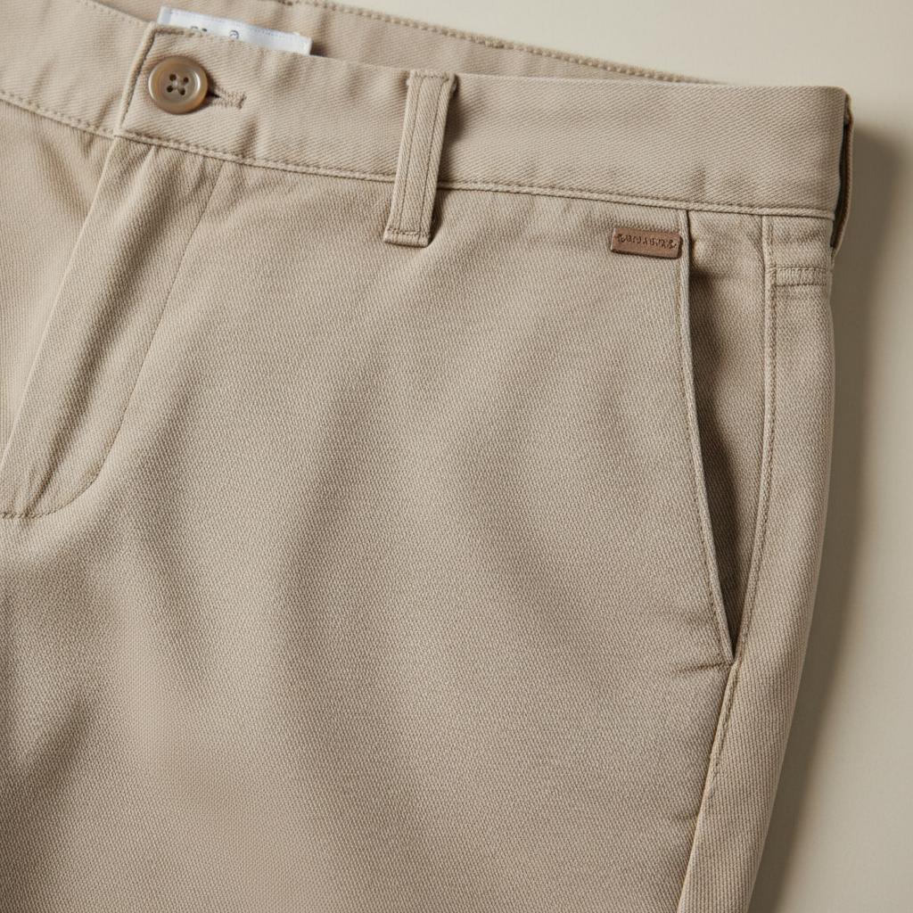 Celero Chino Shorts Stone detail
