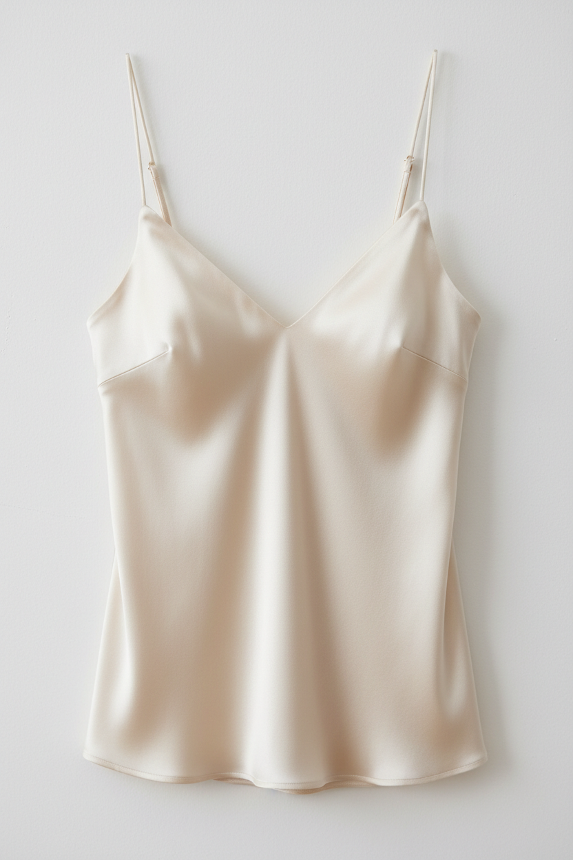 Satin Cami Top - Front view
