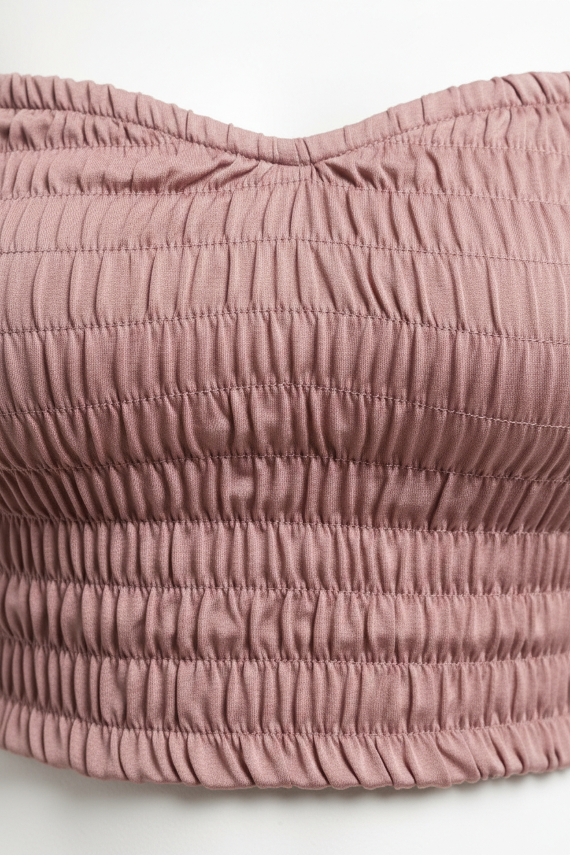 Ruched Crop Top - Detail