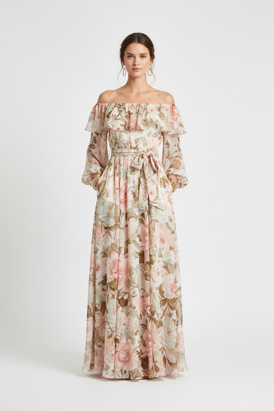 Floral Maxi Dress - Front view