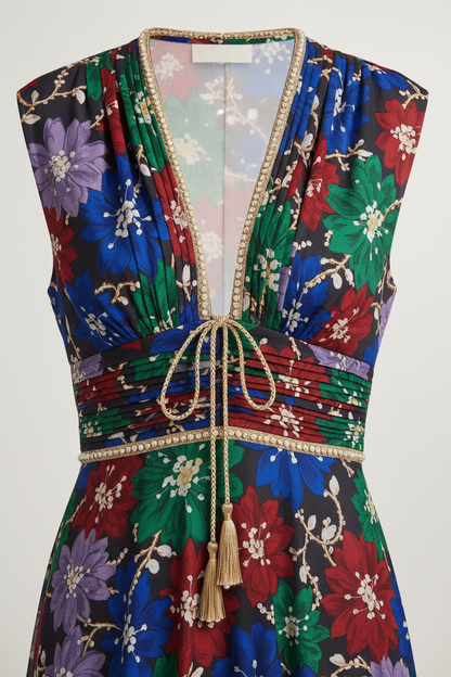 Floral Maxi Dress - Detail shot