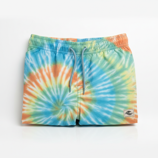 Celero Tie-Dye Boardshorts folded