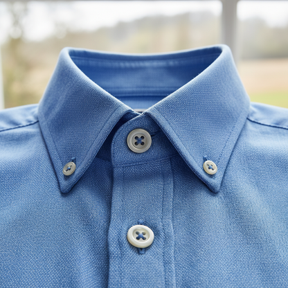 Celero Oxford Shirt Sky Blue detail