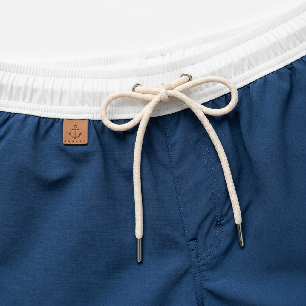 Celero Printed Swim Shorts detail shot