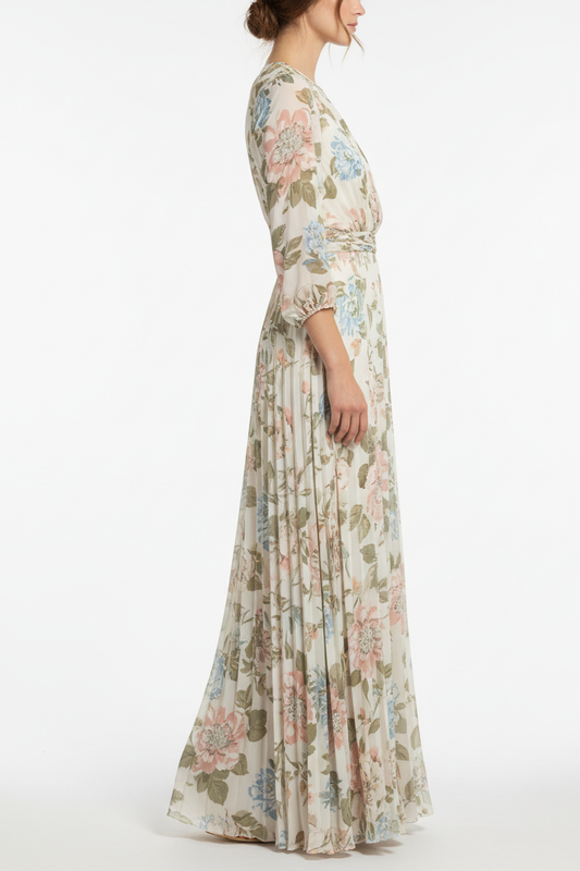 Floral Maxi Dress - Side view
