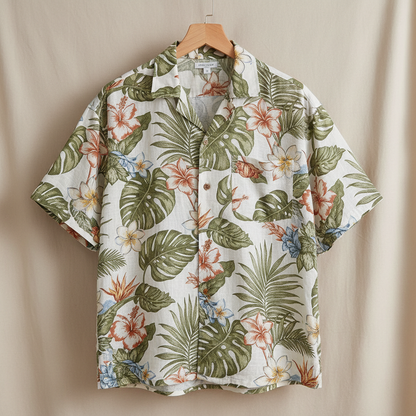 Celero Printed Camp Shirt hanger