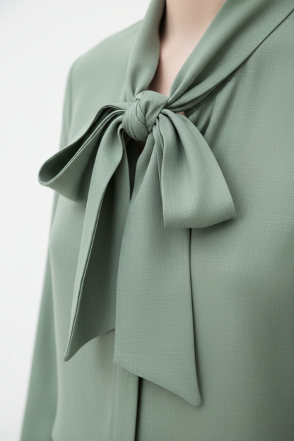 Tie-Front Blouse - Detail