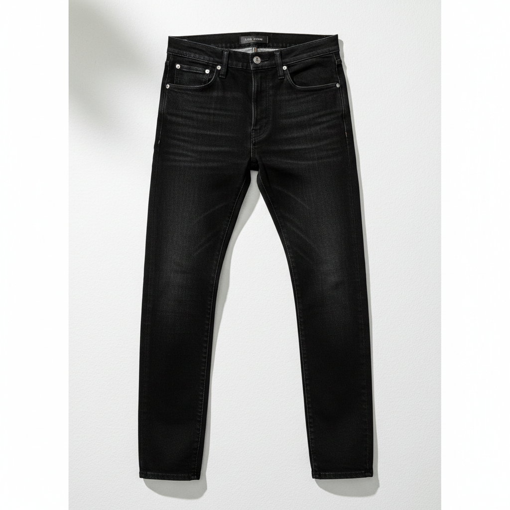 Celero Classic Slim Denim Jeans – Black