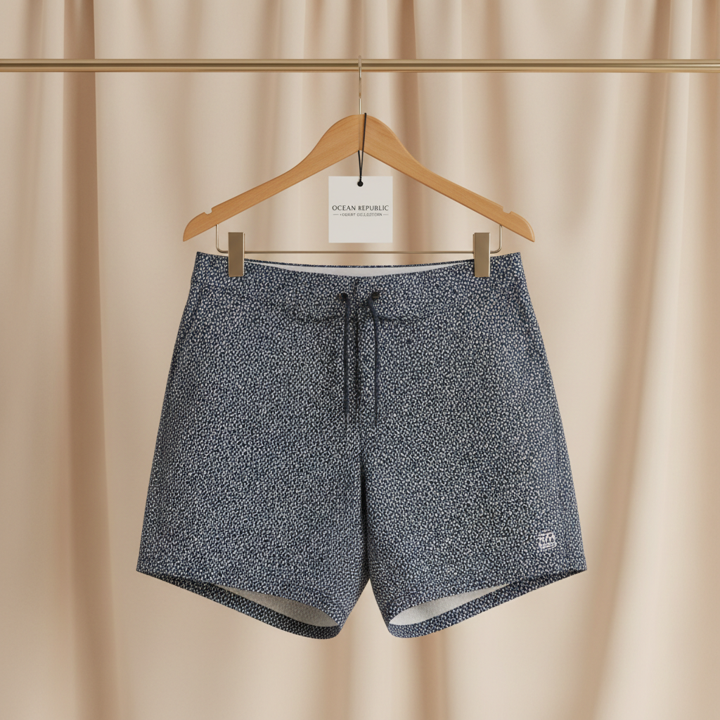 Celero Printed Swim Shorts hanger shot